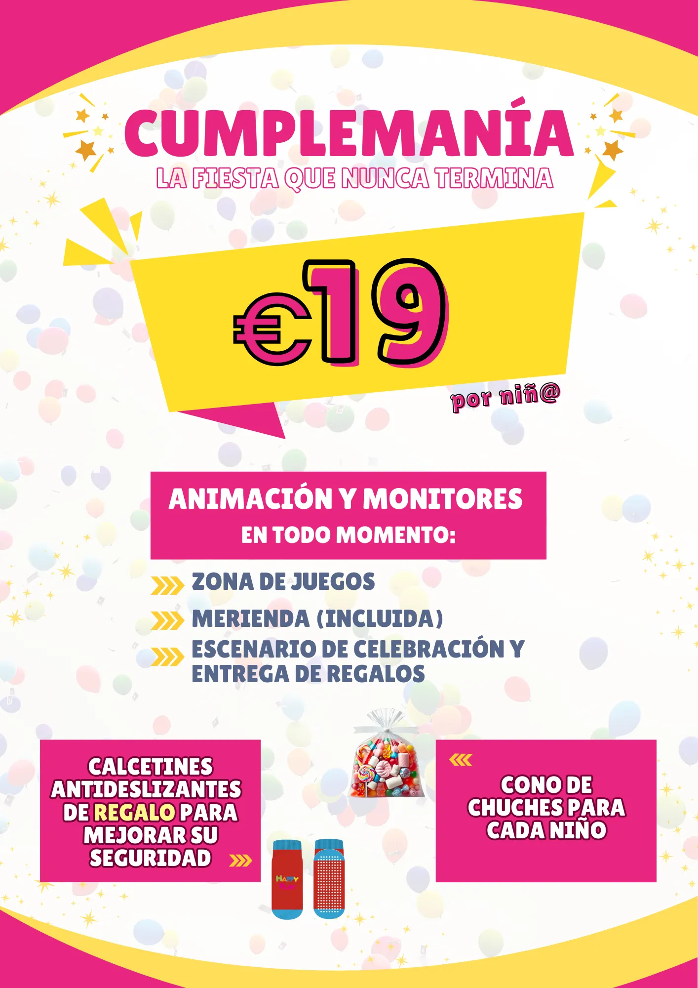 Cumplemania Happy Play Cumpleaños