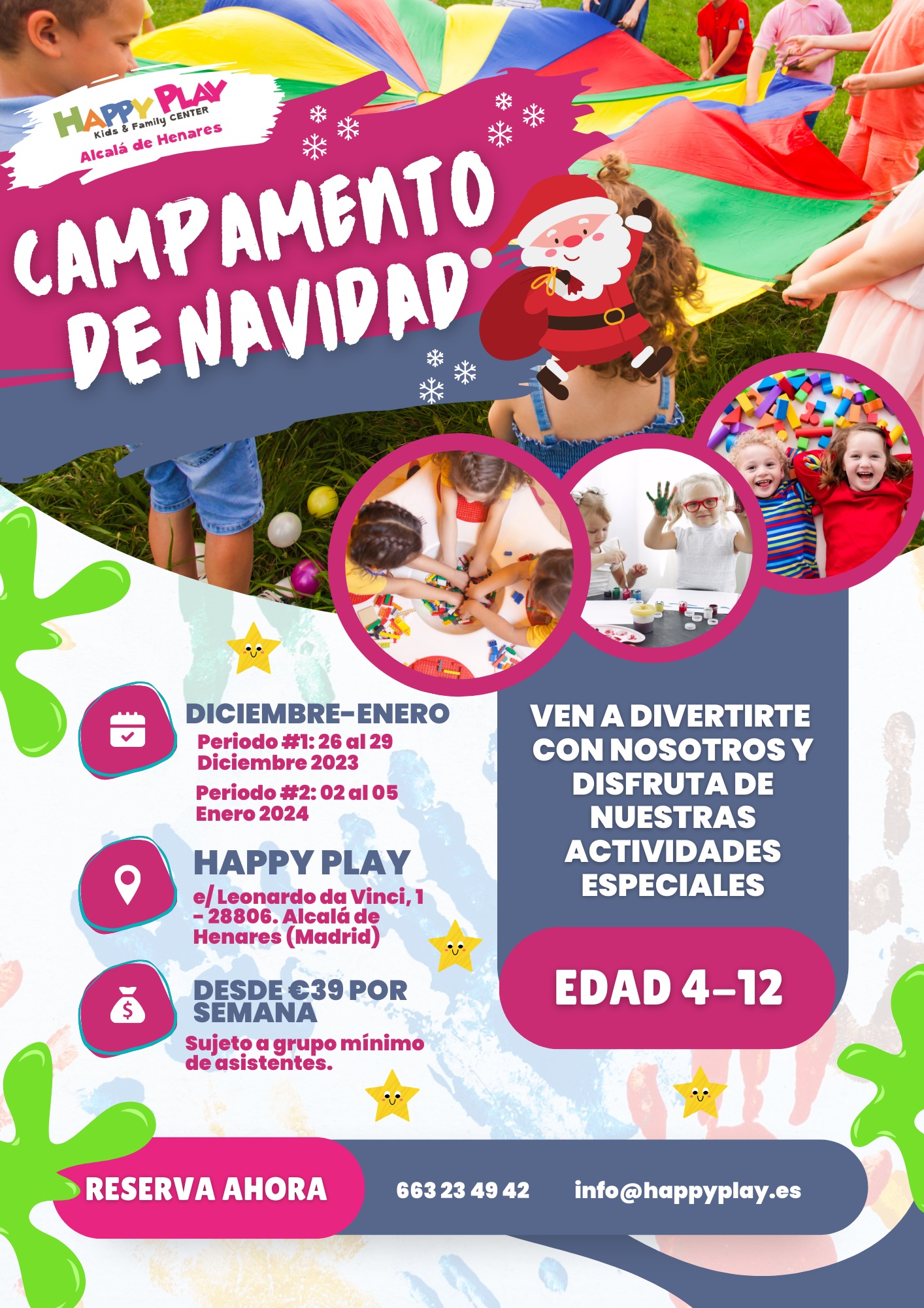 Campamento de Navidad Happy Play Alcalá de Henares